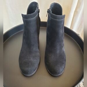 Lucky Brand Women's Black Suede Ankle Boots
